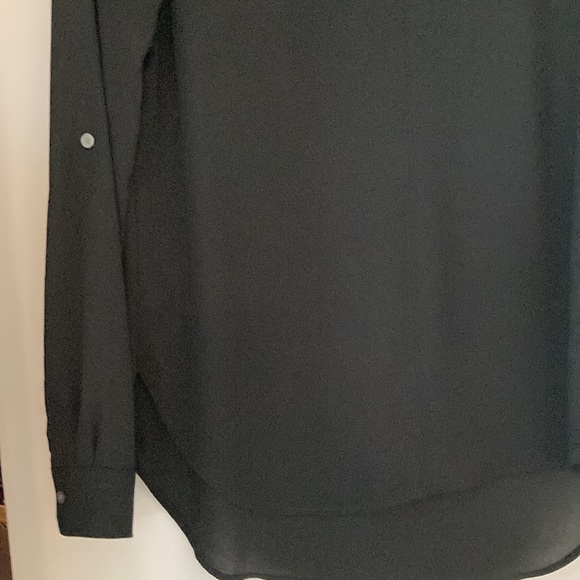 LOFT Long Sleeve Top Size S Black in good condition - Picture 3 of 6